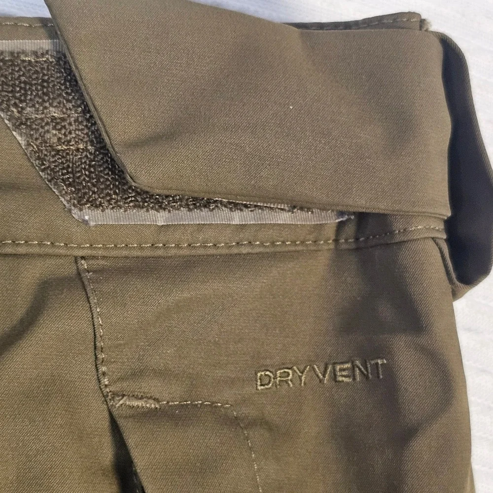 The North Face Steep Series Mens Small Regular Olive Green Ski Snowboard Pants‎